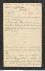 Seite 1, Eingelegter Bogen, Beilage 1 zu "NW-Waldviertel : Nagelberg" (NHMW-PRAE-BBB-23-Beilage-1)